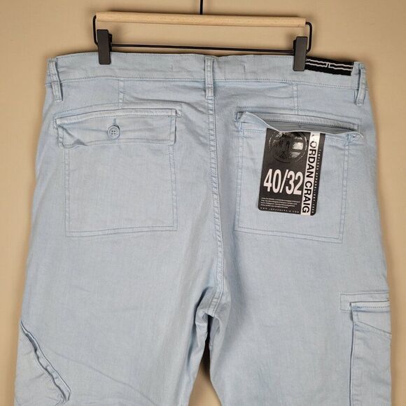 Jordan Craig Size 40x32 Aaron Trailblazer Cargo Pants Utility Ice Blue NWT - Picture 6 of 16